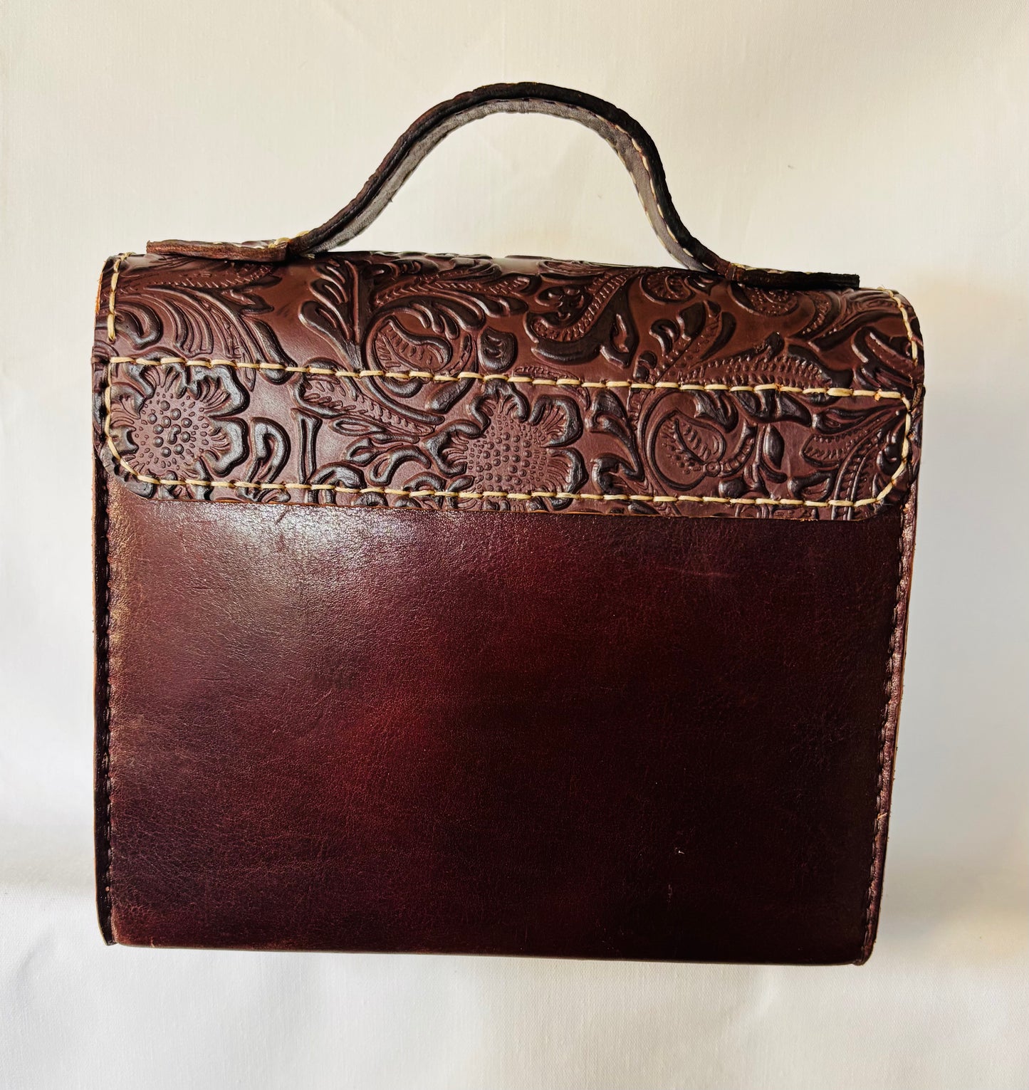 "Charro" Italian calfskin crossbody bag