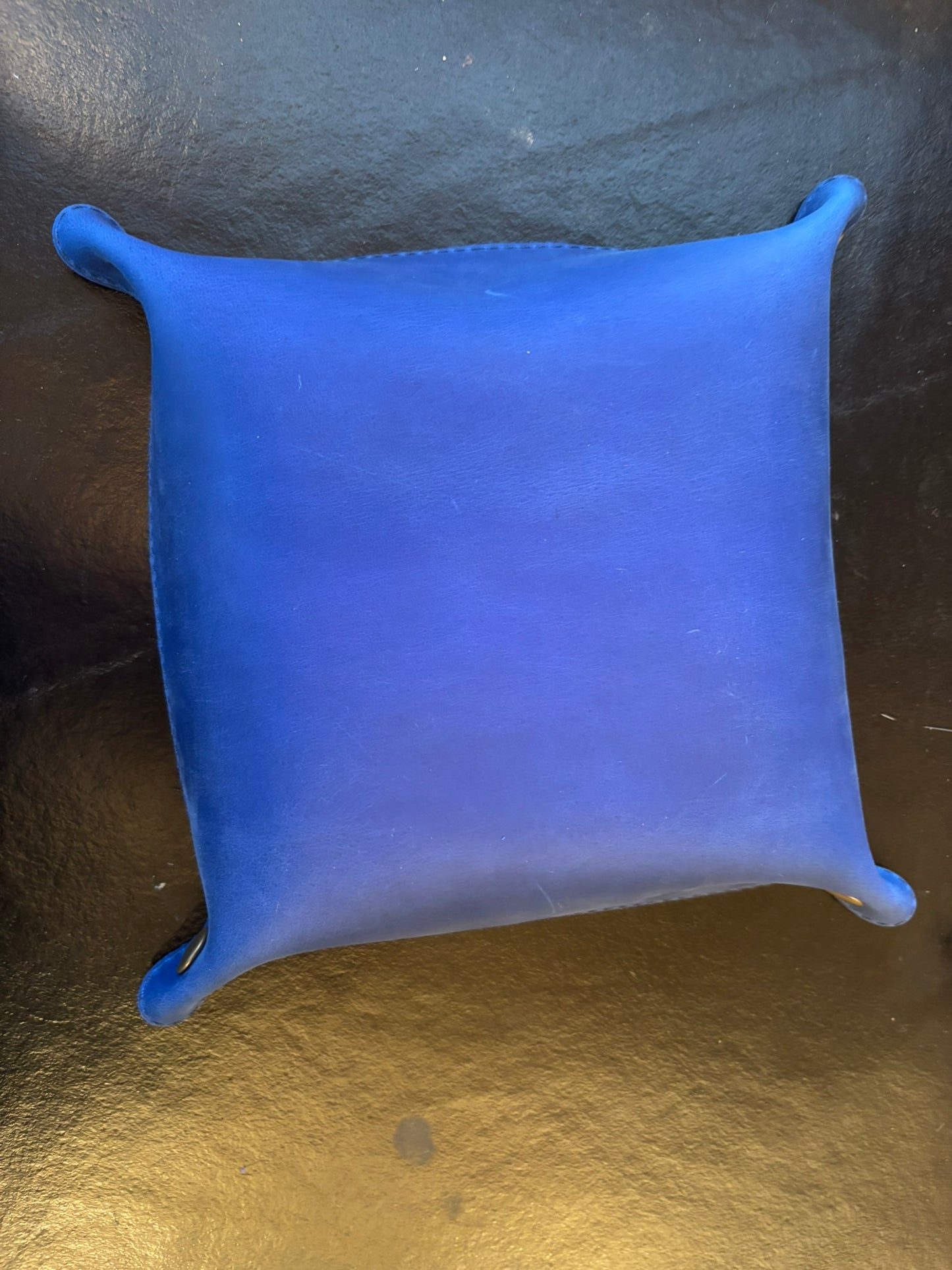 Suede Leather valet organiser tray 5 colours