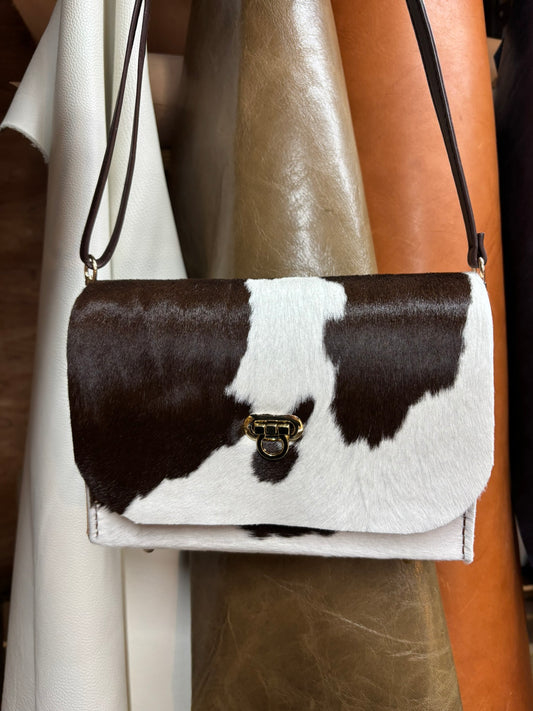 Hair On Leather Small Crossbody bag