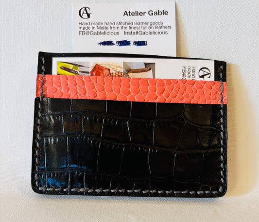 Card Holder with note slot (B)