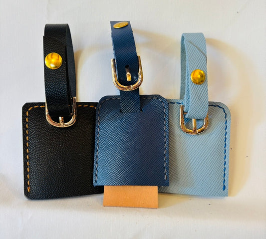 Personalised Luggage tags Saffiano Leather