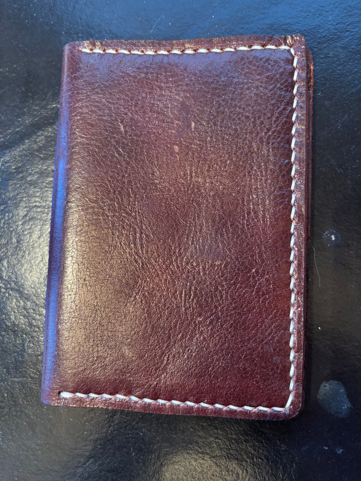 Calf Skin Passport cover Brown